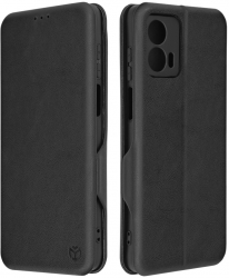 Husa Cu Grad Ridicat de Protectie pentru Motorola Moto G53 Techsuit Safe Wallet Plus Elite Content Intense Darkness 