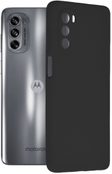 Husa Cu Grad Ridicat de Protectie pentru Motorola Moto G62 5G Stylish Look B2929 Siliciu Intense Darkness 