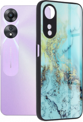 Husa pentru Oppo A58 Techsuit Glaze Series Blue Ocean 