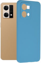 Husa pentru Oppo Reno7 5G Techsuit Soft Edge Silicone Denim Blue