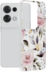 Husa Cu Grad Ridicat de Protectie pentru Oppo Reno8 Pro Impact Safe B2646 Thermoresistant plastic Chloe Alba 