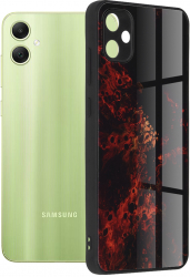 Husa pentru Samsung Galaxy A05 Glaze Series Z230 Red Nebula 