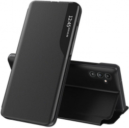 Husa pentru Samsung Galaxy A14 4G/A14 5G eFold Series Piele ecologica Black 
