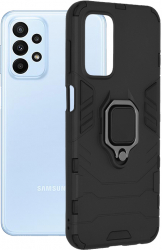 Husa pentru Samsung Galaxy A23 4G/A23 5G Techsuit Silicone Shield Black 