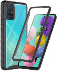 Husa Protectie pentru Samsung Galaxy A51 4G + Folie Precision Fit Defense360 Pro O5589 Lexgard Negru 