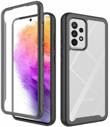 Husa Protectie pentru Samsung Galaxy A73 5G + Folie Precision Fit Defense360 Pro O3648 Lexgard Negru 