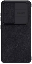 Husa pentru Samsung Galaxy S23 QIN Leather Pro Case Metal Black 
