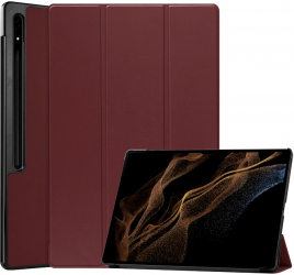 Husa Cu Grad Ridicat de Protectie pentru Tableta Samsung Galaxy Tab S8 Ultra/S9 Ultra Impact Safe FoldPro N287 Nanotextil Rosu 