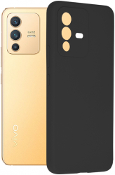 Husa Cu Grad Ridicat de Protectie pentru Vivo V23 5G Grip Pro B2065 Siliciu Intense Darkness 