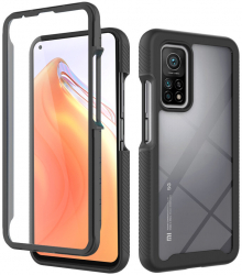 Husa pentru Xiaomi Mi 10T 5G/Mi 10T Pro 5G + Folie Policarbonat Black