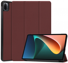 Husa Protectoare pentru Tableta Xiaomi Pad 5/5 Pro 2021 11 inch Stylish Armor FoldPro V283 Microfibra Elegant Ruby 