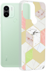 Husa pentru Xiaomi Redmi A1+/A2+ Marble Series Z162 Purple Hex 