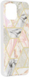 Husa pentru Xiaomi Redmi A1/A2 Marble Series Z171 Pink Hex 