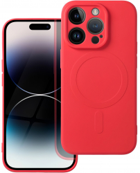 Husa Protectie MagSafe pentru Apple iPhone 14 Pro Max Silicon Flexe Mag Xtreme Armor U254 Noble Red 