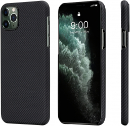 Husa Protectie pentru Apple iPhone 11 Pro Max Air Twill Elite Armor U-660 Deep Dark 
