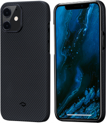 Carcasa de protectie compatibila cu Apple iPhone 12 mini Air Twill CN397 Black 