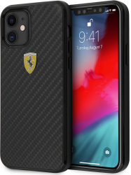 Husa Protectie pentru Apple iPhone 12 mini Fibra Carbon On Track Xtreme Armor U-560 Deep Dark 