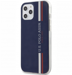 Husa Protectie pentru Apple iPhone 12 Pro Max Tricolor Vertical Stripes Elite Armor U-635 Noble Red 