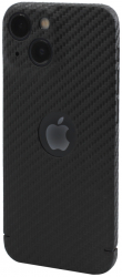 Husa Protectie pentru Apple iPhone 13 Fibra Carbon LogoWindow Impact Safe U-301 Deep Dark 