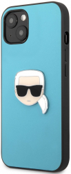 Carcasa de protectie compatibila cu Apple iPhone 13 mini Karl Head CN745 Bleu 