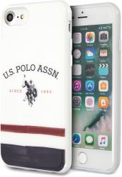 Carcasa de protectie compatibila cu Apple iPhone SE 2022 / SE 2020 / 8 Tricolore CN306 White 