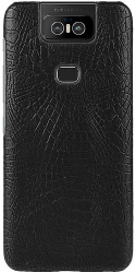 Carcasa de protectie compatibila cu Asus Zenfone 6 ZS630KL Shockproof Crocodile Texture Husa UltraX CN153 Black 