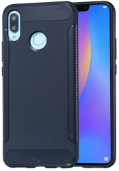 Husa Protectie pentru Asus Zenfone Max M2 ZB633KL Carbon Anti-slip Elite Armor U-886 Noble Red 
