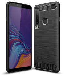 Husa Protectie pentru Huawei P Smart 2019 Carbon Grip Pro U-933 Deep Dark 