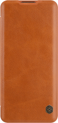 Husa Protectie pentru OnePlus 9 Pro Qin Book Grip Pro U-375 Maro 