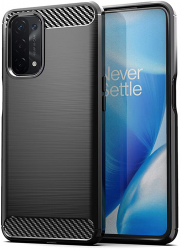 Husa Protectie pentru Oppo A74 5G / A54 5G / A93 5G Carbon Precision Fit U140 Deep Dark