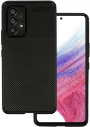 Husa Protectie pentru Samsung Galaxy A13 A135 Carbon Elite Elite Armor U-84 Deep Dark 