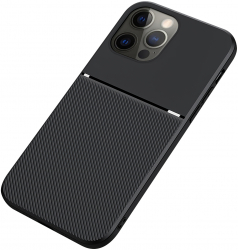 Carcasa de protectie compatibila cu Samsung Galaxy A13 A135 Elegance Carbon CN1039 Black 