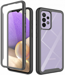 Husa Protectie pentru Samsung Galaxy A32 5G + Folie Precision Fit Defense360 Pro O5591 Lexgard Negru 