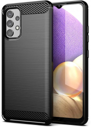 Husa Protectie pentru Samsung Galaxy A33 5G A336 Carbon Impact Safe U-96 Deep Dark 