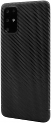 Carcasa de protectie compatibila cu Samsung Galaxy S20+ 5G G986 / S20+ G985 CarbonSeries CN245 Black 
