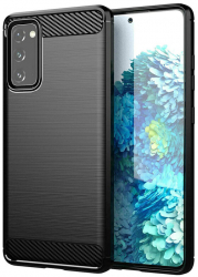 Husa Protectie pentru Samsung Galaxy S20 FE 5G G781 / S20 FE G780 Carbon Elite Armor U-498 Deep Dark 