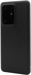 Carcasa de protectie compatibila cu Samsung Galaxy S20 Ultra 5G G988 / S20 Ultra G988 CarbonSeries CN246 Black 