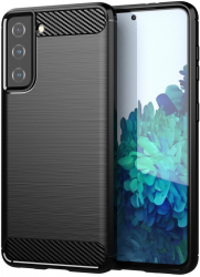 Husa Protectie pentru Samsung Galaxy S21 FE 5G G990 Carbon Xtreme Armor U-255 Deep Dark 