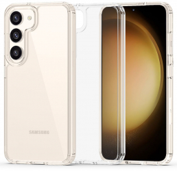 Husa Protectie pentru Samsung Galaxy S23+ S916 Flexair Hybrid Impact Safe U293 Neutra 