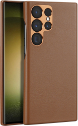 Carcasa de protectie compatibila cu Samsung Galaxy S23 Ultra S918 Grit UltraX CN1950 Maro 
