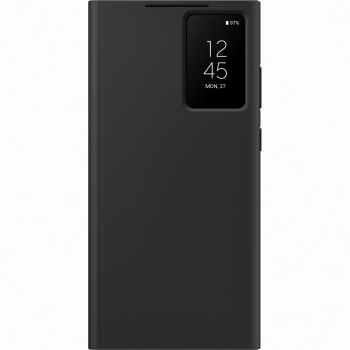 Husa Protectie pentru Samsung Galaxy S23 Ultra S918 S-View Wallet Impact Safe U104 Deep Dark