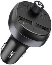 Incarcator auto cu modulator FM 2xUSB-A Policarbonat 10.5W 2.1A H367 Negru
