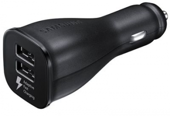 Incarcator auto Samsung dual USB incarcare rapida Negru 