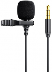 Microfon Tip Lavaliera cu Fir 2m S395 Black 