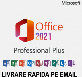 Microsoft Office 2021 Pro Plus Retail Licenta permanenta All languages