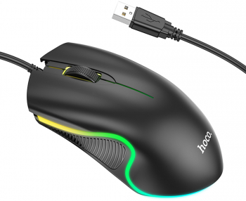 Mouse cu Fir USB Lumini RGB 1.4m 1000 DPI S612 Black 
