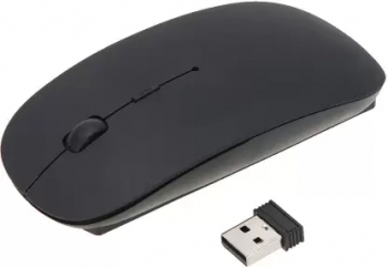 Mouse wireless ergonomic slim negru 