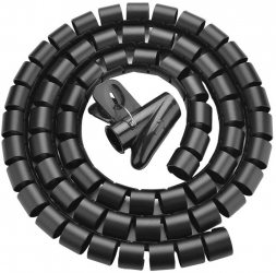 Organizator Cabluri Universal 25mm x 1.5m Protection Tube DIA C1729 Black 