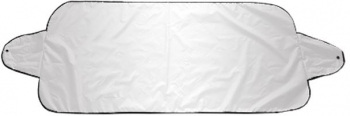 Protectie pentru parbriz anti inghet 150x70cm 2 ventuze pentru montare Gri
