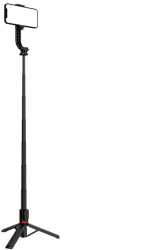 Selfie Stick Trepied Stabil Aluminiu Portabil 106cm Z68 Negru 